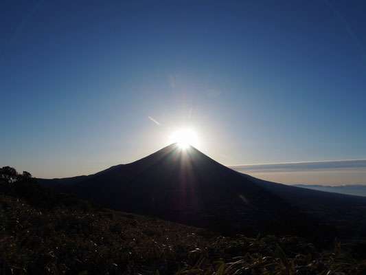 今年の締めくくりにダイアモンド富士☆竜ヶ岳