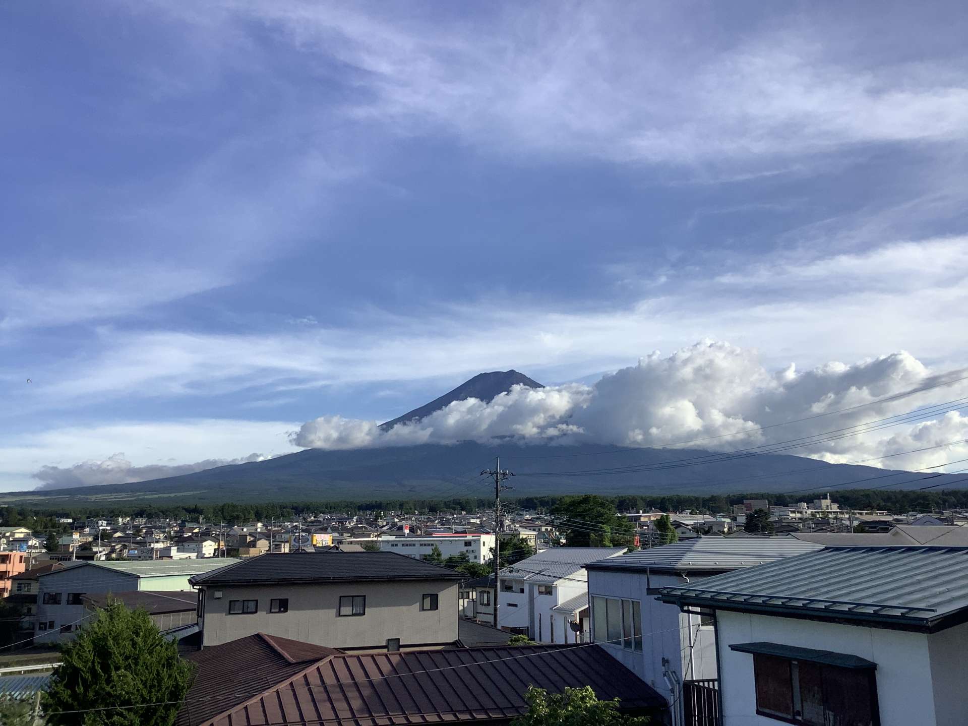 富士山梅雨明け？