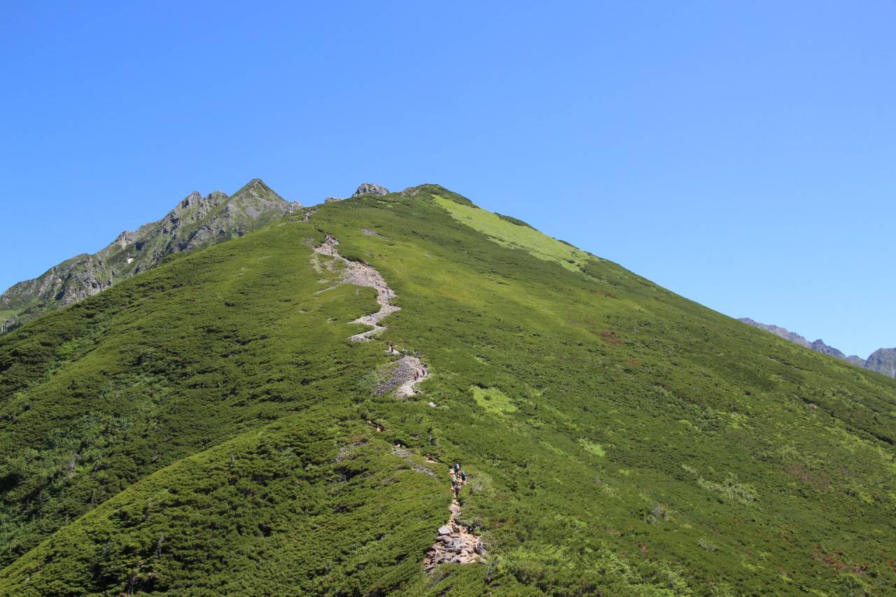 西穂高岳☆岩場チャレンジ
